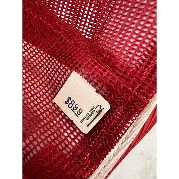 Vtg 1982 St. Louis Cardinals MLB World Champs Red Trucker Hat Lucky Stripes Sz L - Picture 7 of 7